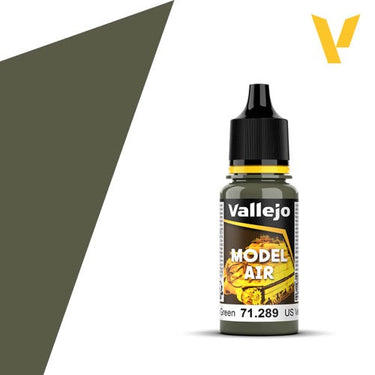 Vallejo 71289 Model Air US Dark Green 17ml